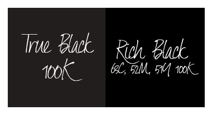 true black vs rich black